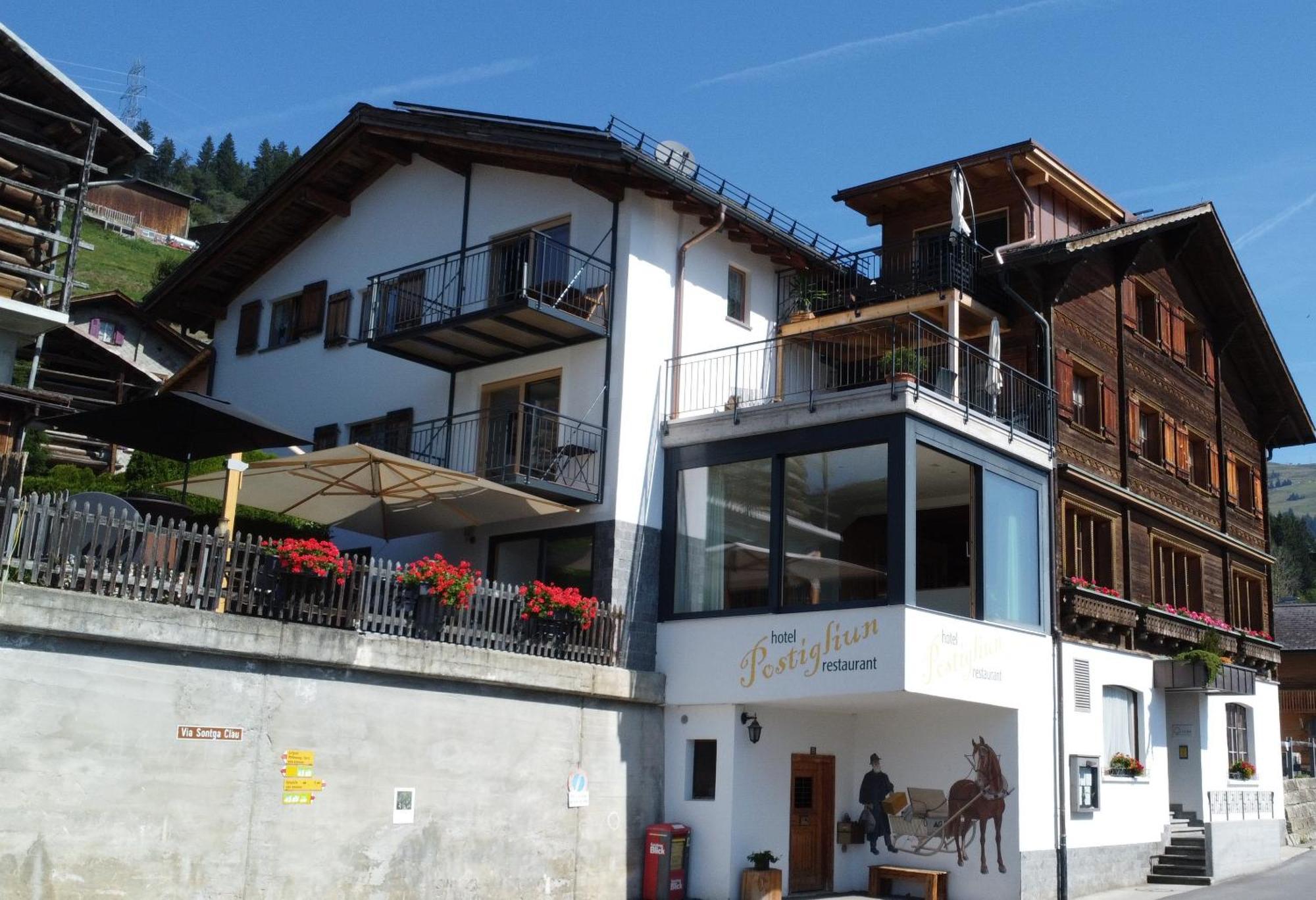 Hotel Garni Postigliun Andiast Andest Exterior foto