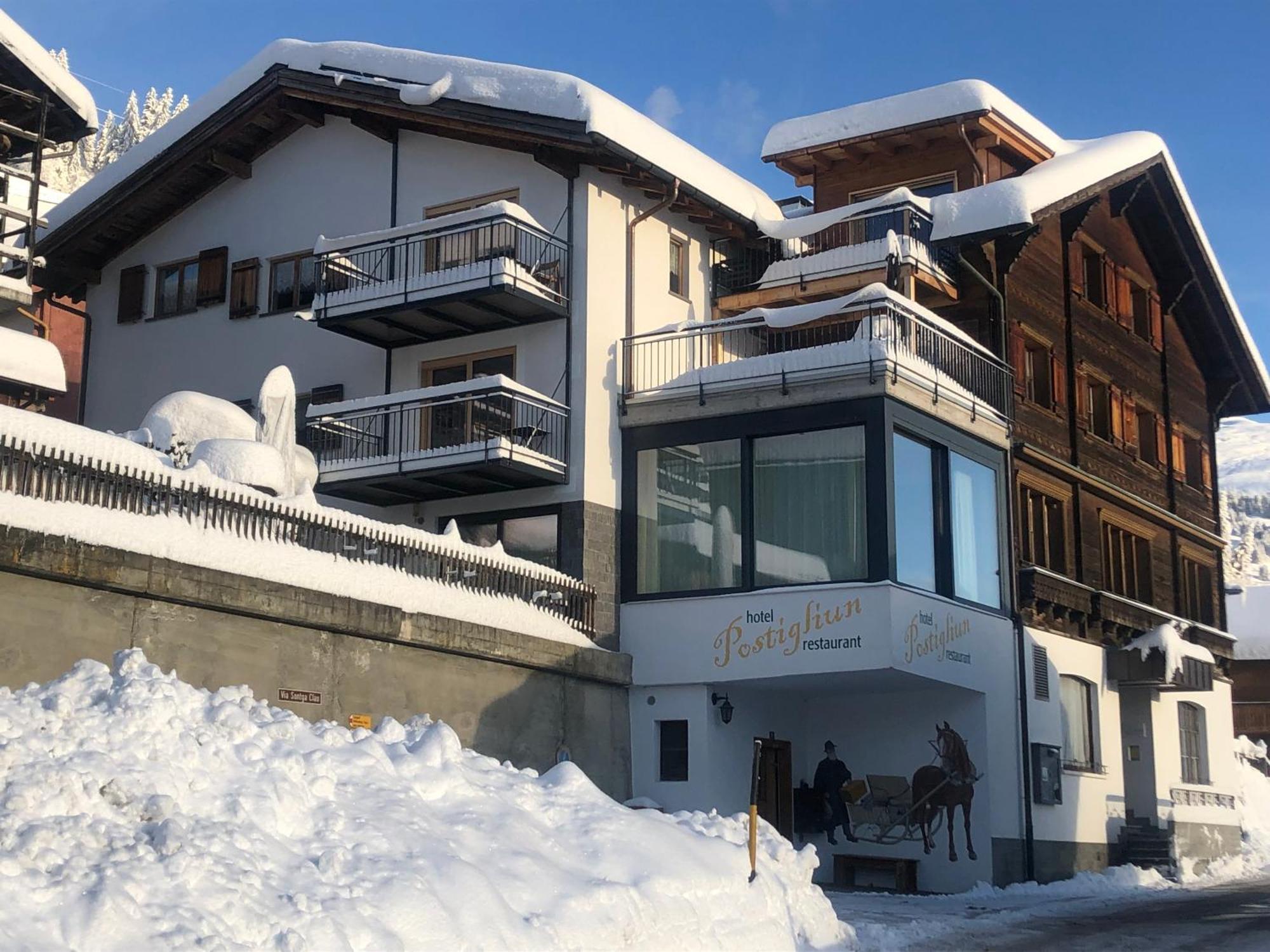 Hotel Garni Postigliun Andiast Andest Exterior foto